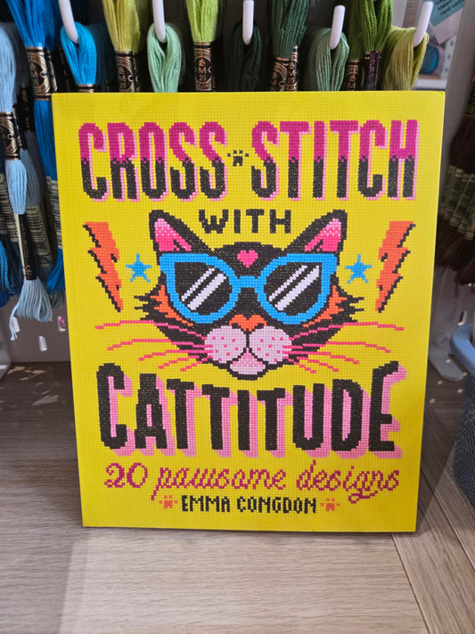 Cross Stitch with Cattitude by Emma Congdon