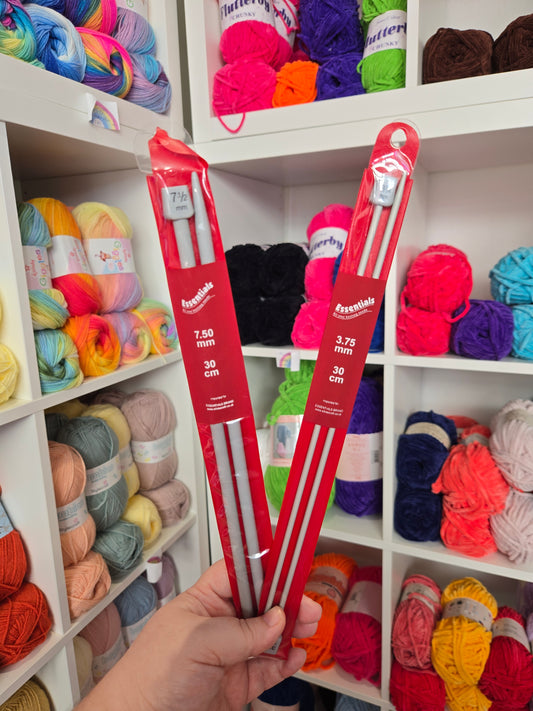 Whitecroft Knitting Needles/Pins - Budget option 30cm length