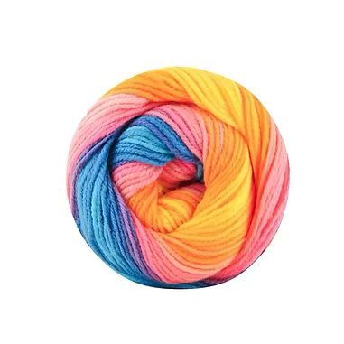 Papatya Batik Vibrant DK – 100 g Self-Striping Acrylic Yarn