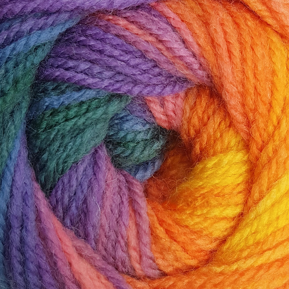 Aurora DK 100g Variegated wool blend yarn by James C Brett