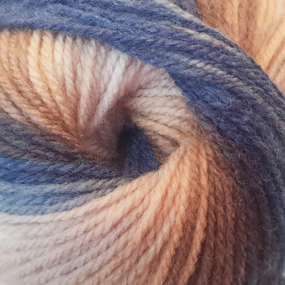 Aurora DK 100g Variegated wool blend yarn by James C Brett