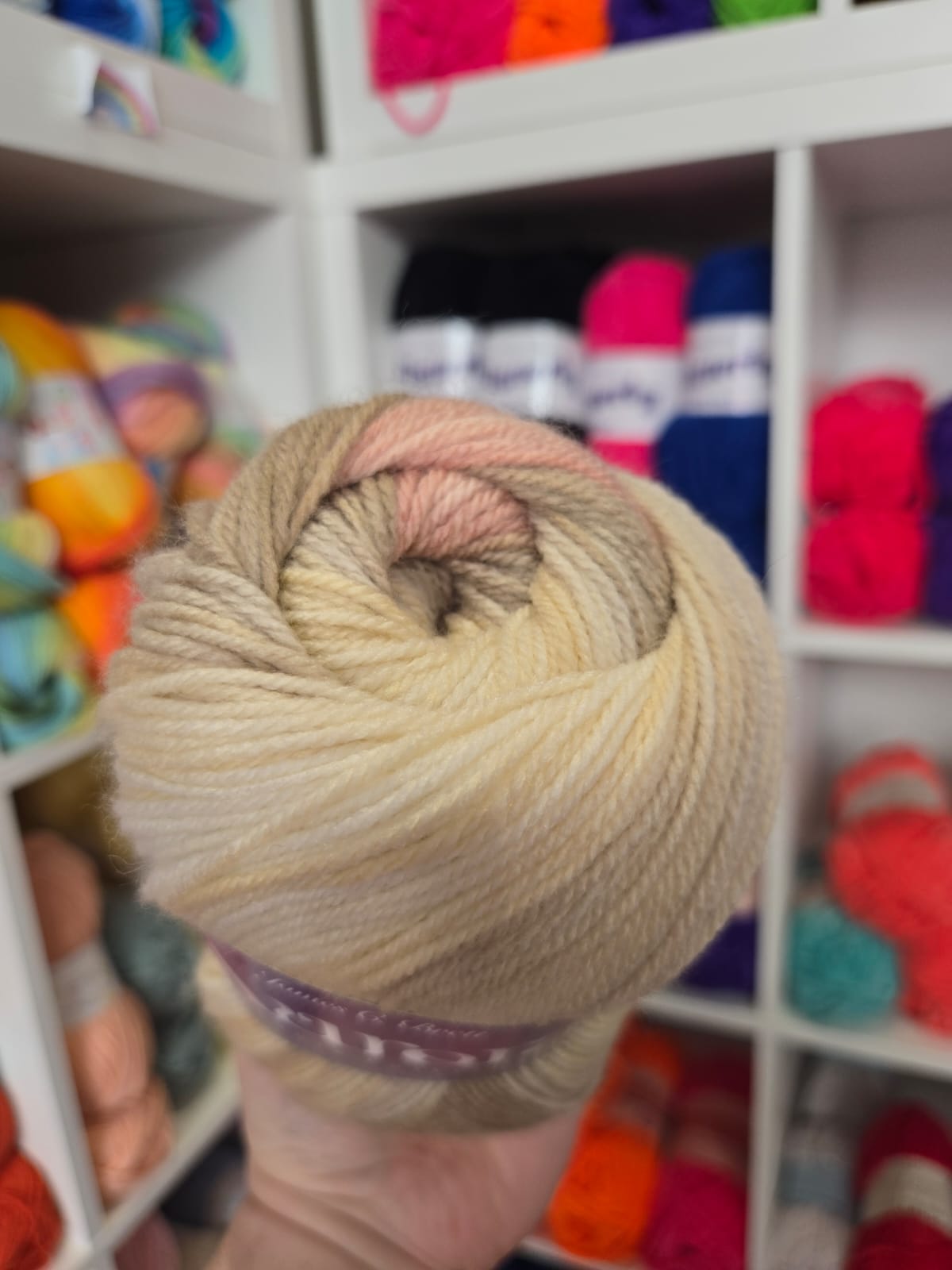 Aurora DK 100g Variegated wool blend yarn by James C Brett