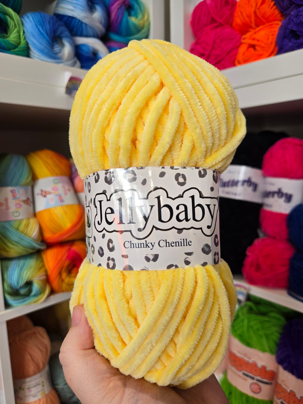 Jellybaby Chenille Yarn 100g by Cygnet