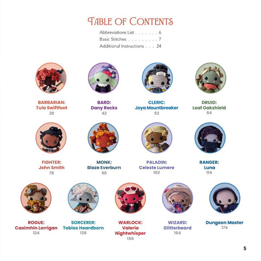 Hooks & Heroes 13 Amigurumi Adventurers Based on Role-Playing Games by Siobhán Eardley