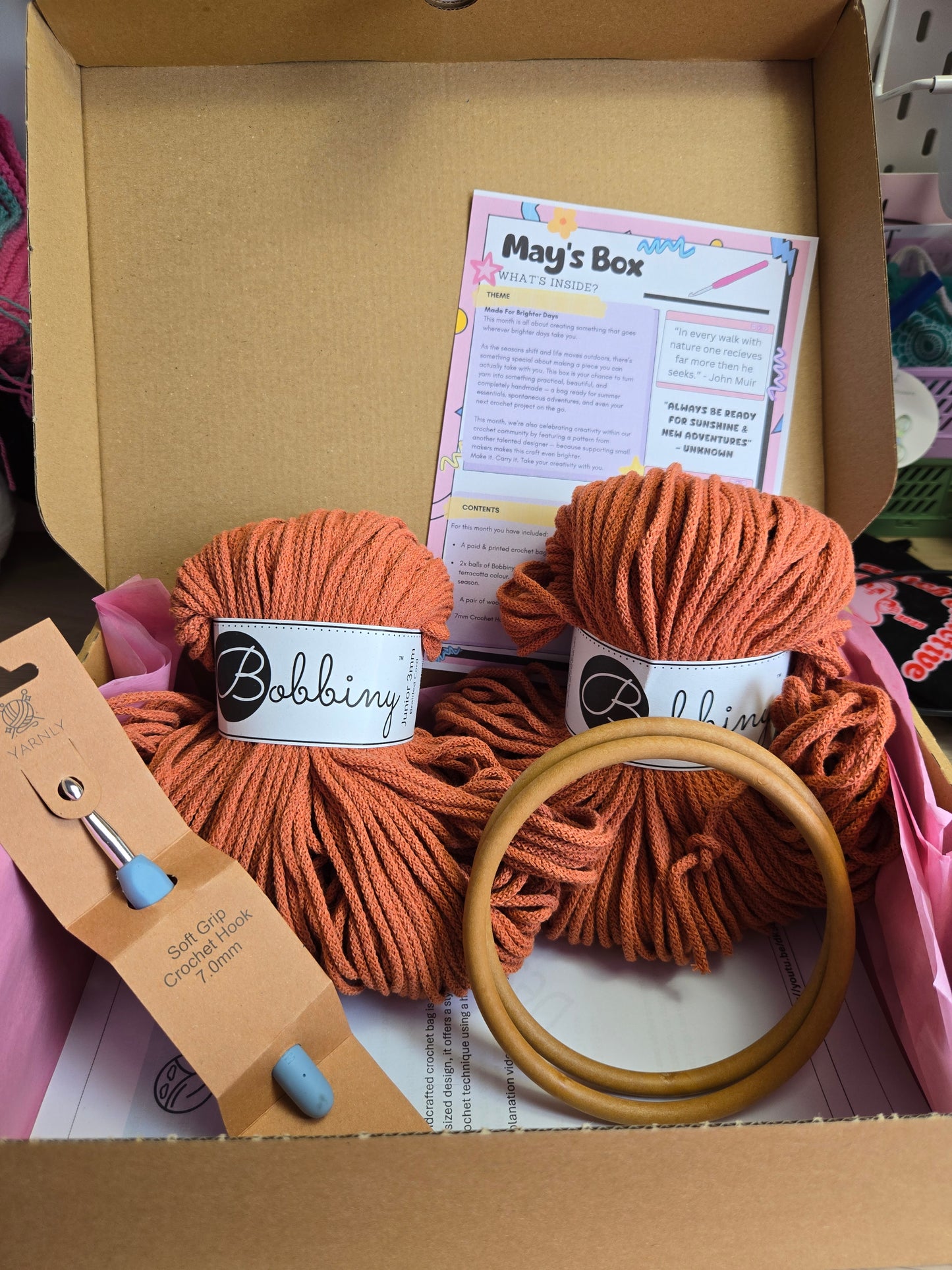 Crochet Bag Making Kit | Bobbiny Cord Crochet Handbag Kit