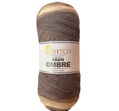 KnitCo Ombre Aran 200g Colour Changing Acrylic Yarn