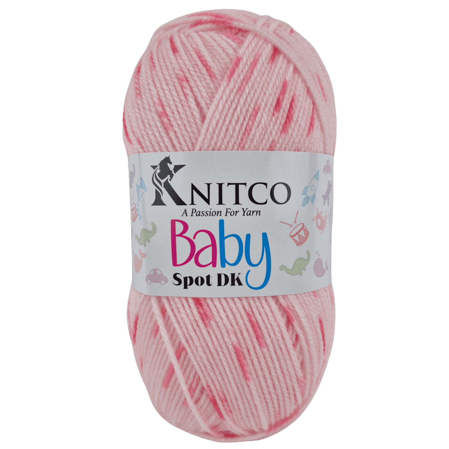 KnitCo Baby Spots 100g DK Acrylic Yarn