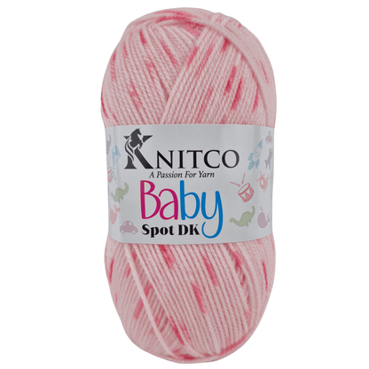 KnitCo Baby Spots 100g DK Acrylic Yarn