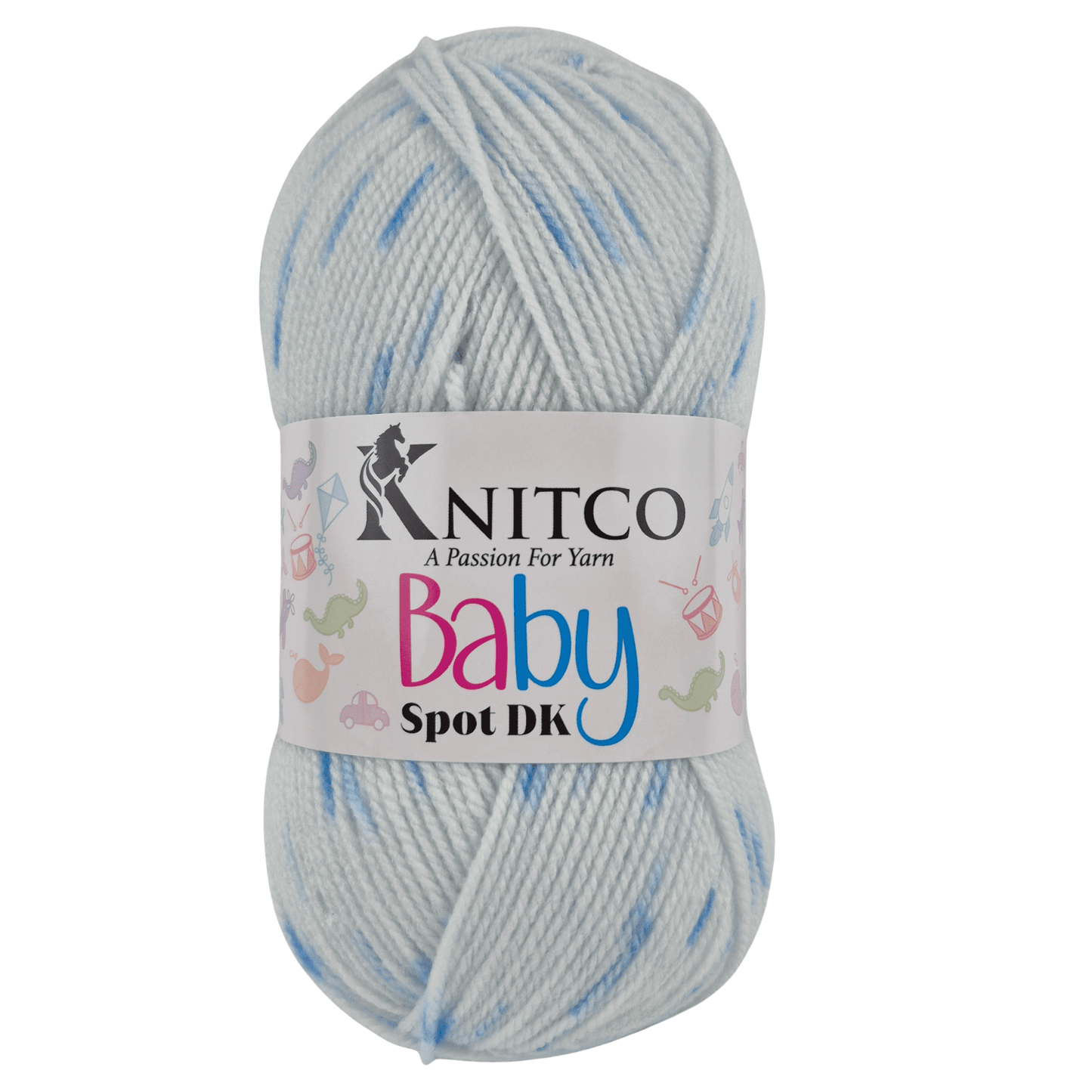 KnitCo Baby Spots 100g DK Acrylic Yarn