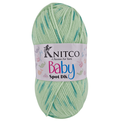 KnitCo Baby Spots 100g DK Acrylic Yarn