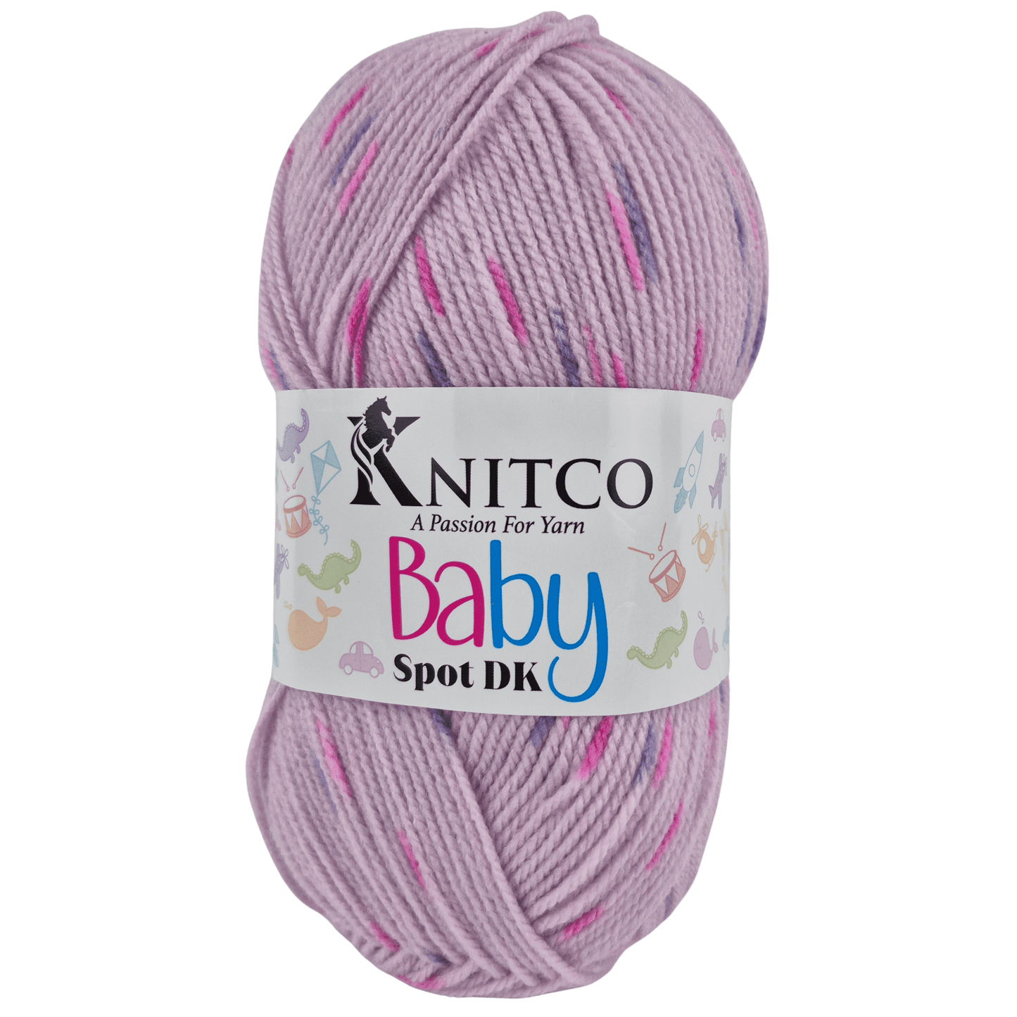 KnitCo Baby Spots 100g DK Acrylic Yarn