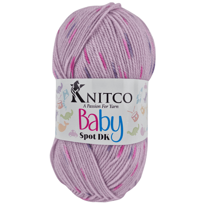 KnitCo Baby Spots 100g DK Acrylic Yarn