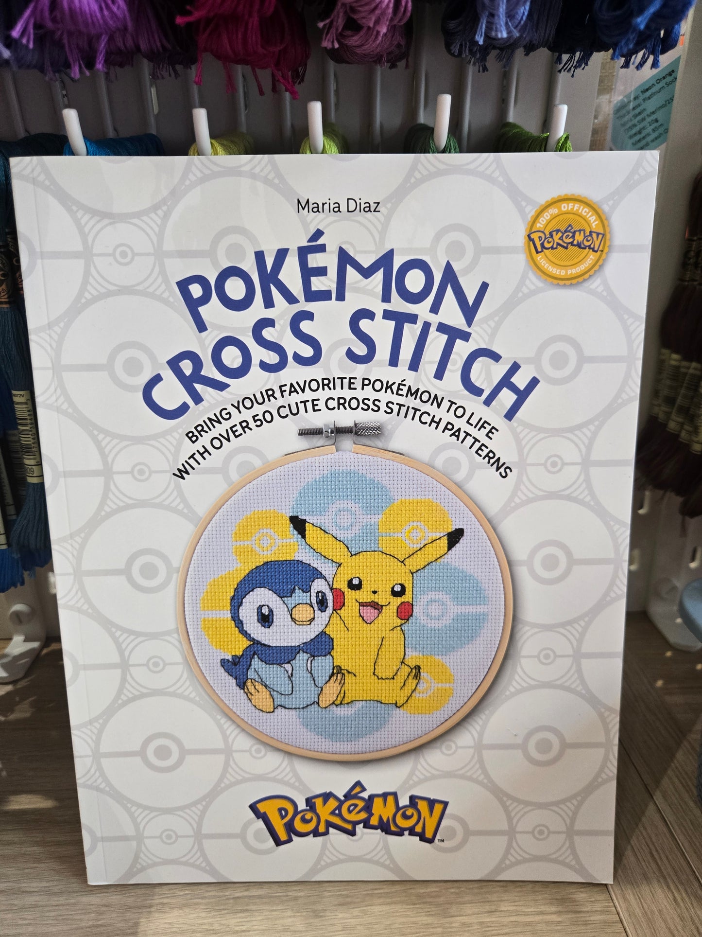 Pokemon Cross Stitch Pattern Book by Maria Diaz