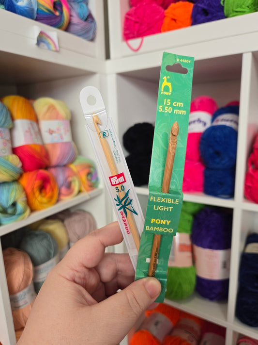 Bamboo Crochet Hooks (Pony or Prym)