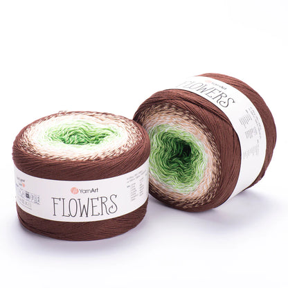 YarnArt Flowers 250g – 1000 m Gradient Cotton Blend Cake Yarn