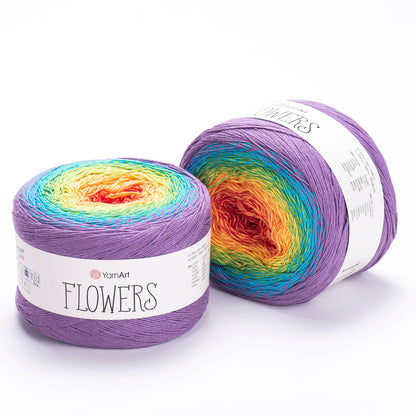 YarnArt Flowers 250g – 1000 m Gradient Cotton Blend Cake Yarn