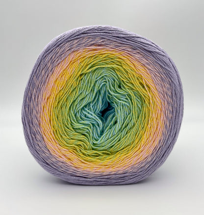 YarnArt Flowers Moonlight 250g – 1000m Gradient Glitter Cotton Blend Cake Yarn (Copy)
