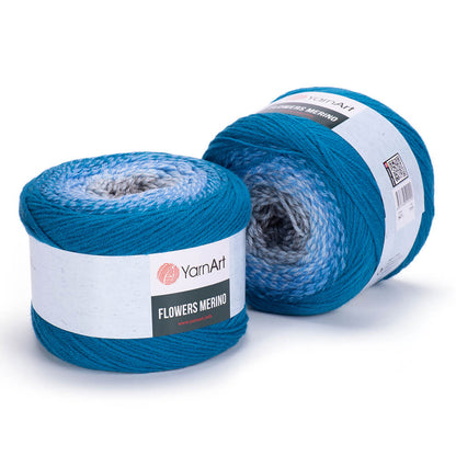 YarnArt Flowers Merino – 225 g Gradient Wool-Blend DK Yarn