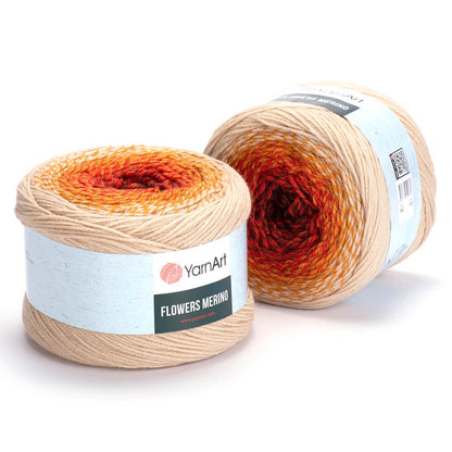 YarnArt Flowers Merino – 225 g Gradient Wool-Blend DK Yarn