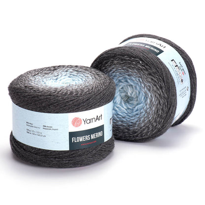 YarnArt Flowers Merino – 225 g Gradient Wool-Blend DK Yarn