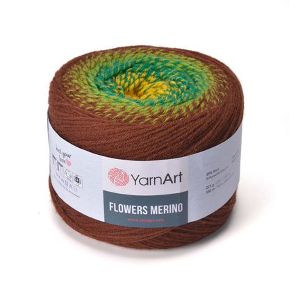 YarnArt Flowers Merino – 225 g Gradient Wool-Blend DK Yarn