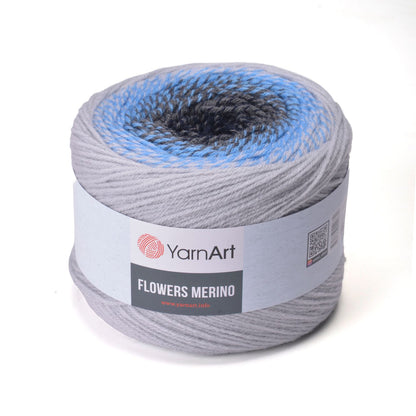 YarnArt Flowers Merino – 225 g Gradient Wool-Blend DK Yarn