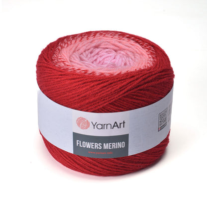 YarnArt Flowers Merino – 225 g Gradient Wool-Blend DK Yarn