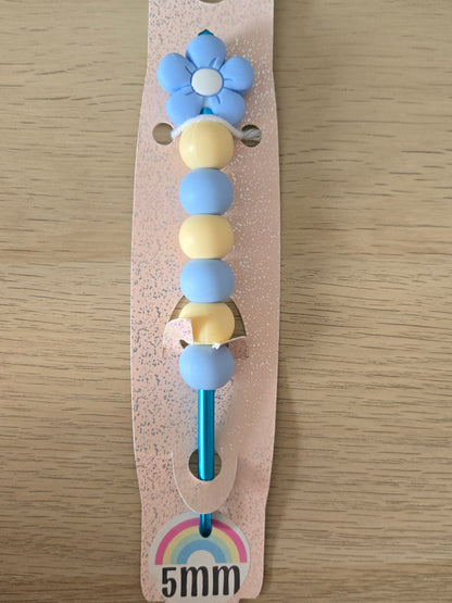 5mm - Ready Made silicone comfort grip crochet hooks (various designs)