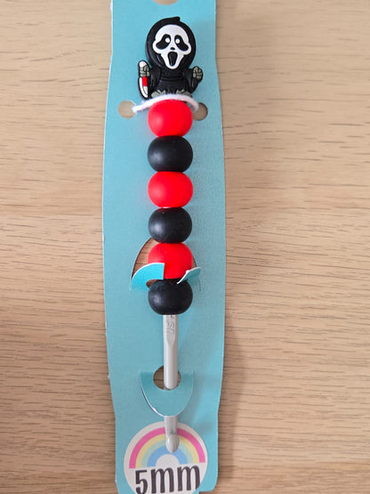 5mm - Ready Made silicone comfort grip crochet hooks (various designs)