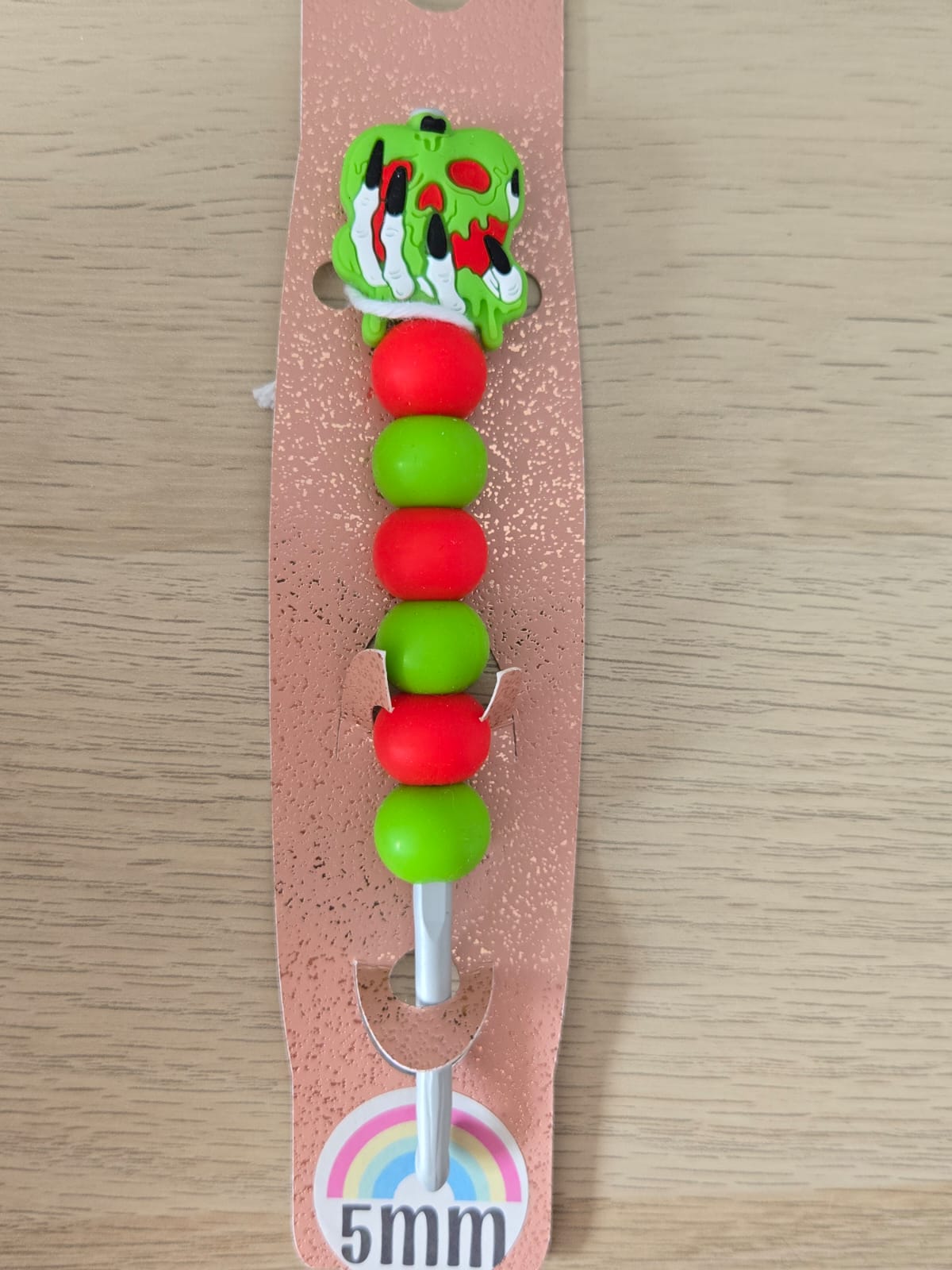 5mm - Ready Made silicone comfort grip crochet hooks (various designs)
