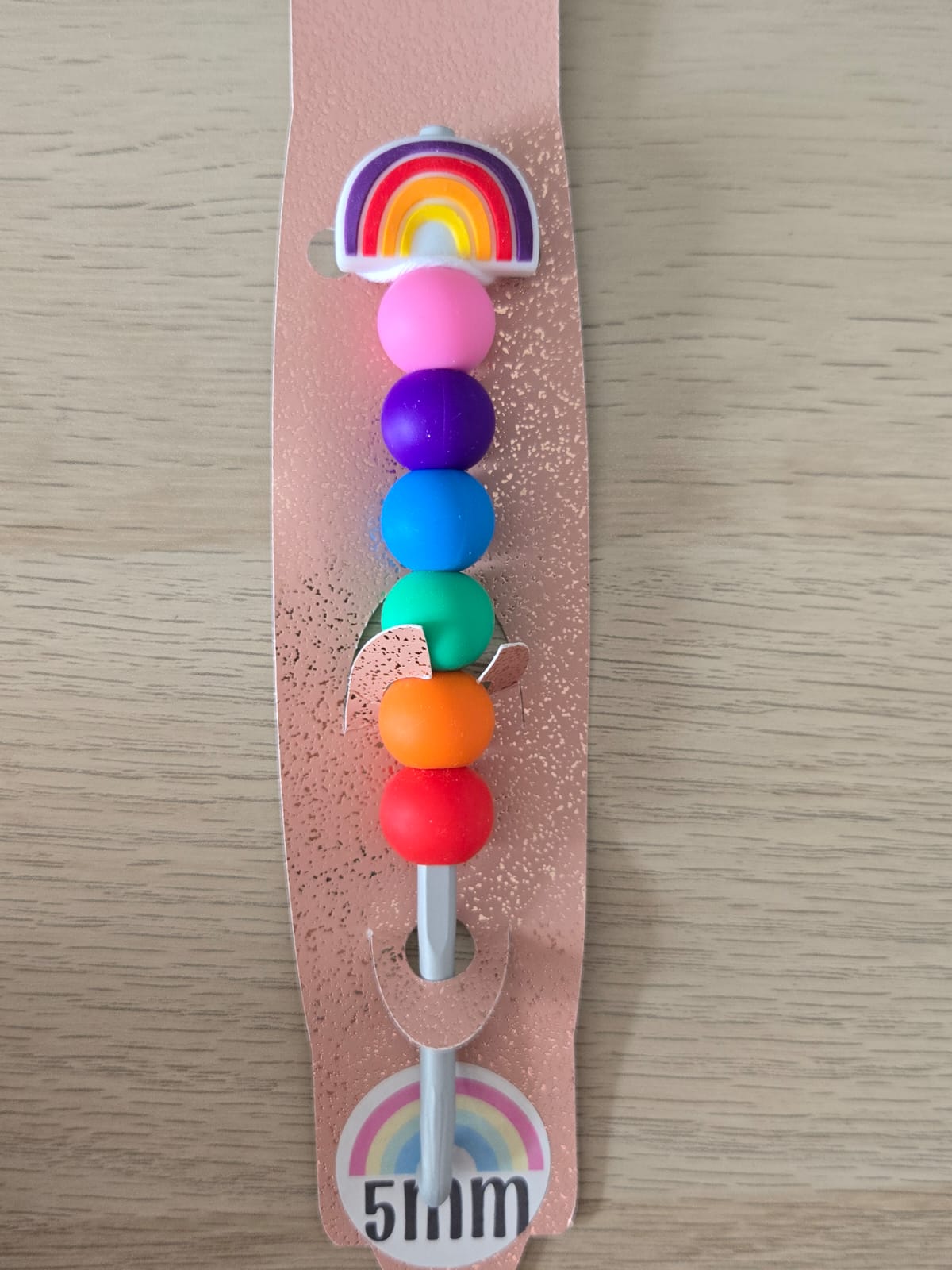 5mm - Ready Made silicone comfort grip crochet hooks (various designs)