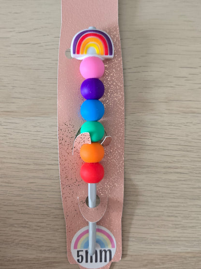 5mm - Ready Made silicone comfort grip crochet hooks (various designs)