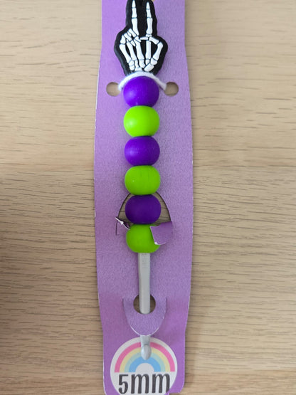 5mm - Ready Made silicone comfort grip crochet hooks (various designs)