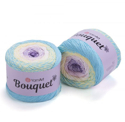 YarnArt Bouquet – 100% Cotton Gradient DK Yarn | 250g Cake