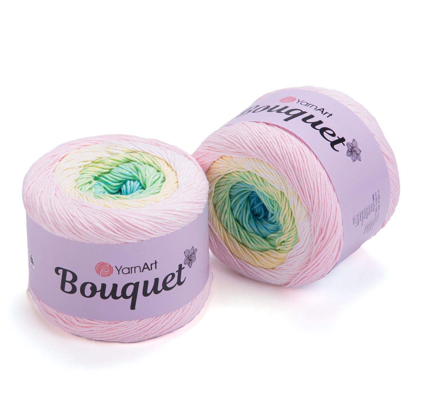 YarnArt Bouquet – 100% Cotton Gradient DK Yarn | 250g Cake