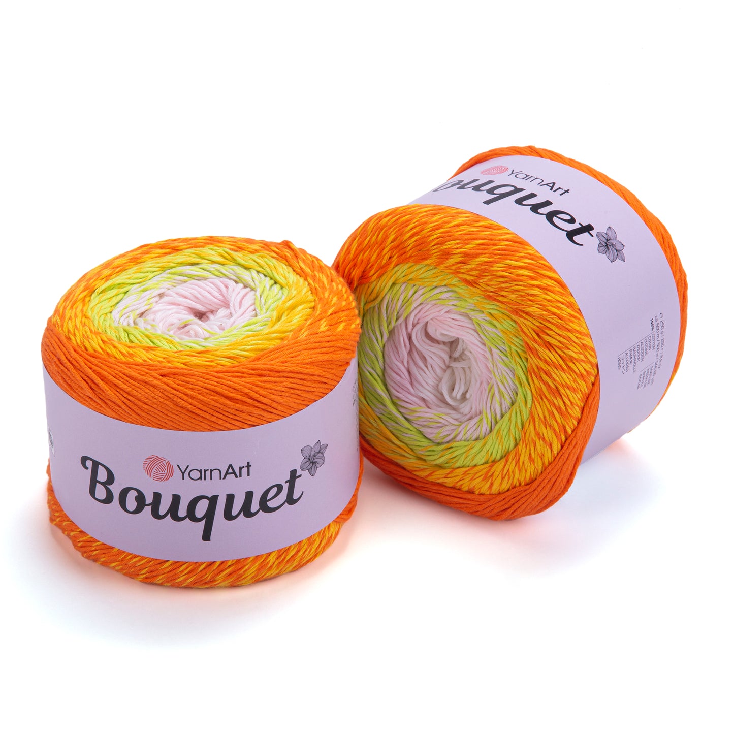 YarnArt Bouquet – 100% Cotton Gradient DK Yarn | 250g Cake