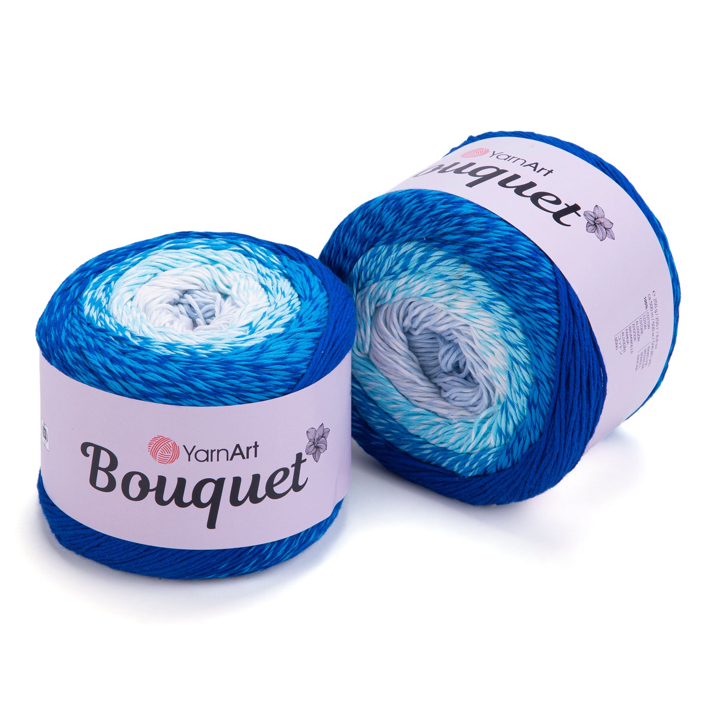 YarnArt Bouquet – 100% Cotton Gradient DK Yarn | 250g Cake