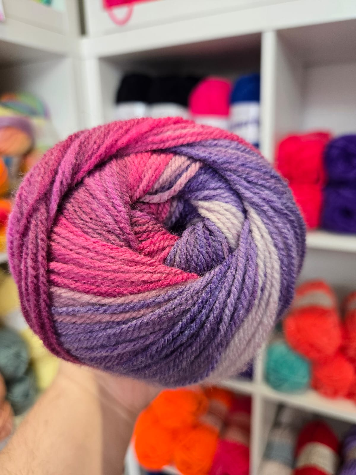 Aurora DK 100g Variegated wool blend yarn by James C Brett