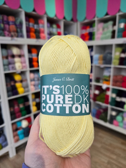 Its Pure Cotton - DK 100g Cotton Yarn by James C Brett