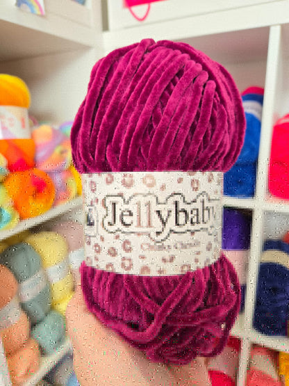 Jellybaby Chenille Yarn 100g by Cygnet