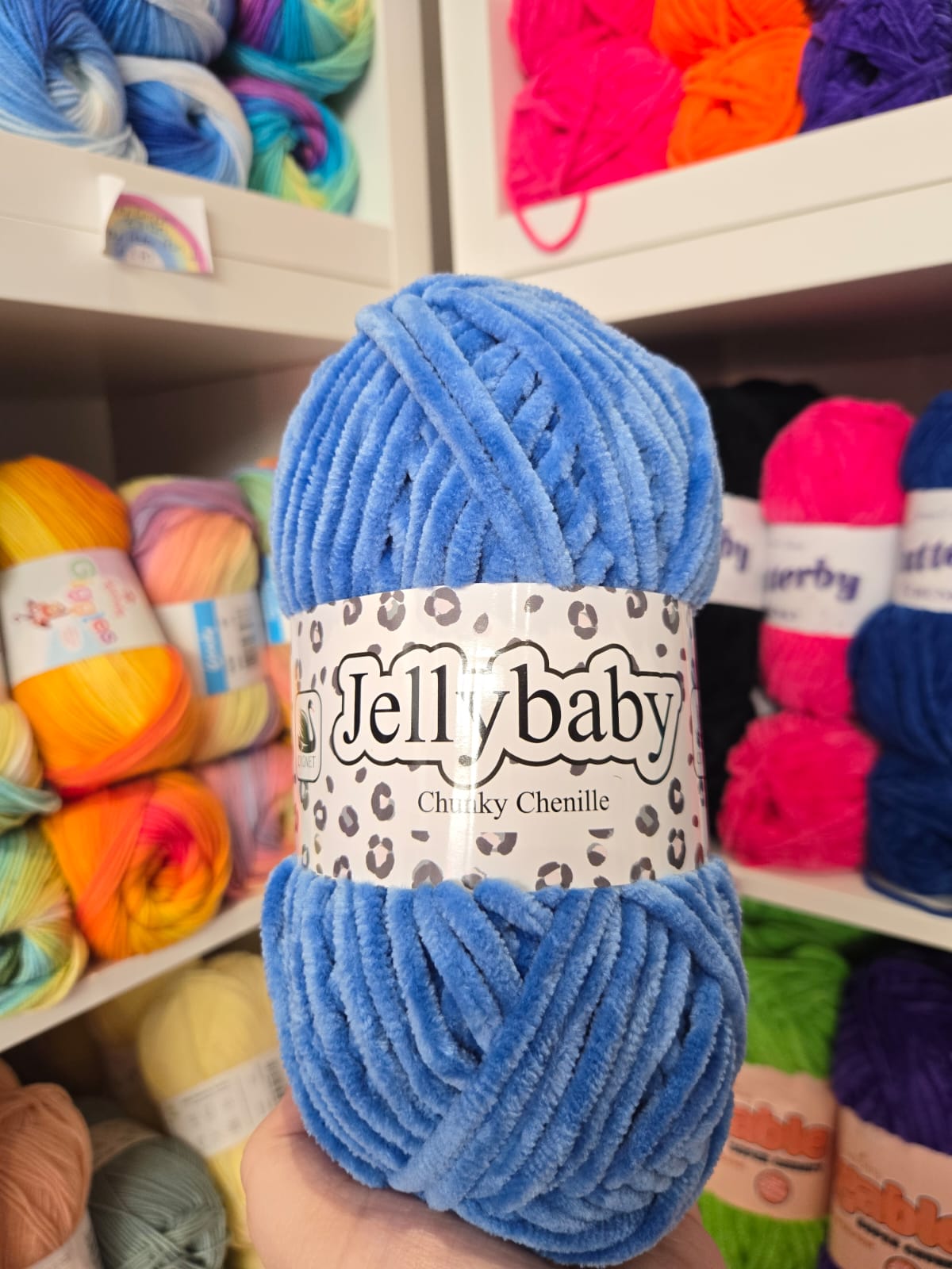 Jellybaby Chenille Yarn 100g by Cygnet