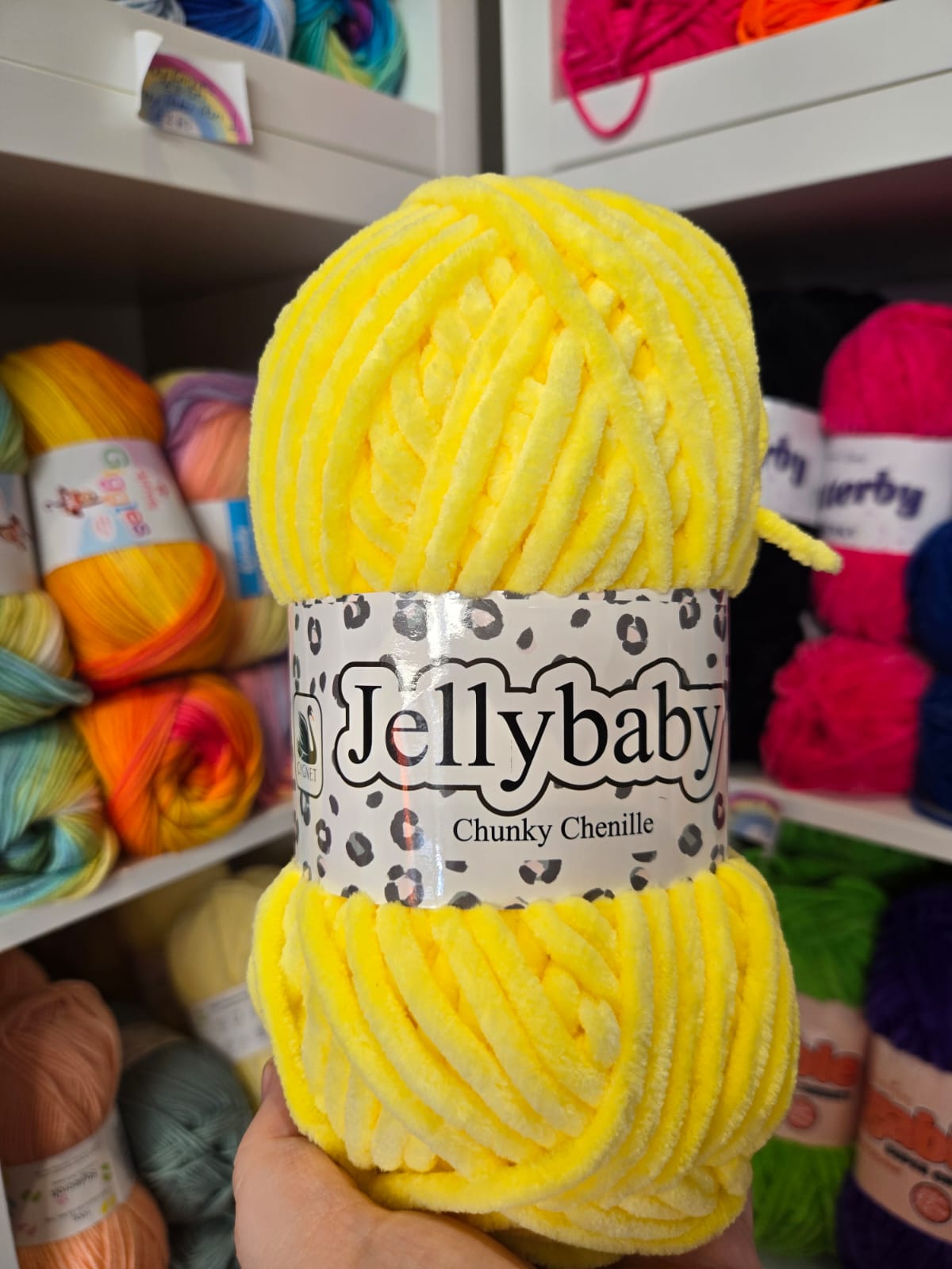 Jellybaby Chenille Yarn 100g by Cygnet