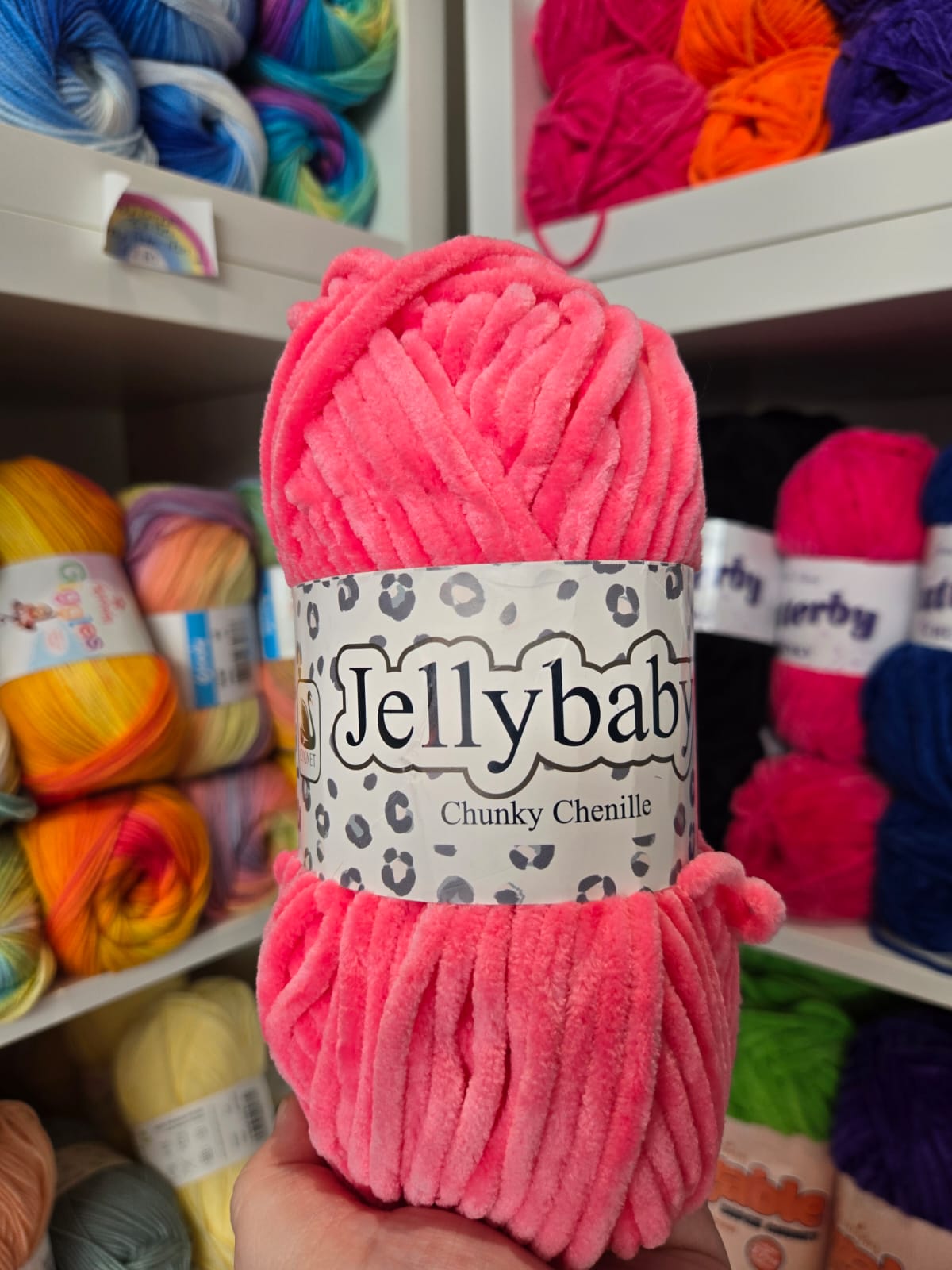 Jellybaby Chenille Yarn 100g by Cygnet
