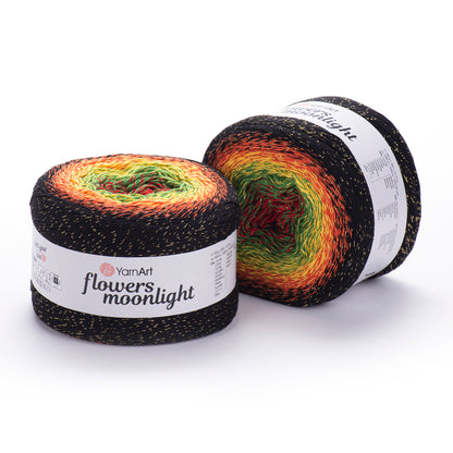 YarnArt Flowers Moonlight 250g – 1000m Gradient Glitter Cotton Blend Cake Yarn (Copy)