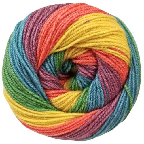 KnitCo Northern Lights DK Yarn – 150g Self-Striping Ombre Acrylic Yarn