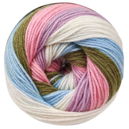 KnitCo Northern Lights DK Yarn – 150g Self-Striping Ombre Acrylic Yarn