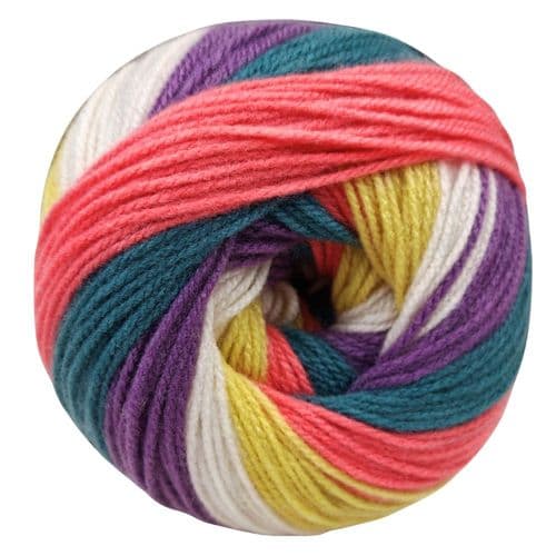 KnitCo Northern Lights DK Yarn – 150g Self-Striping Ombre Acrylic Yarn