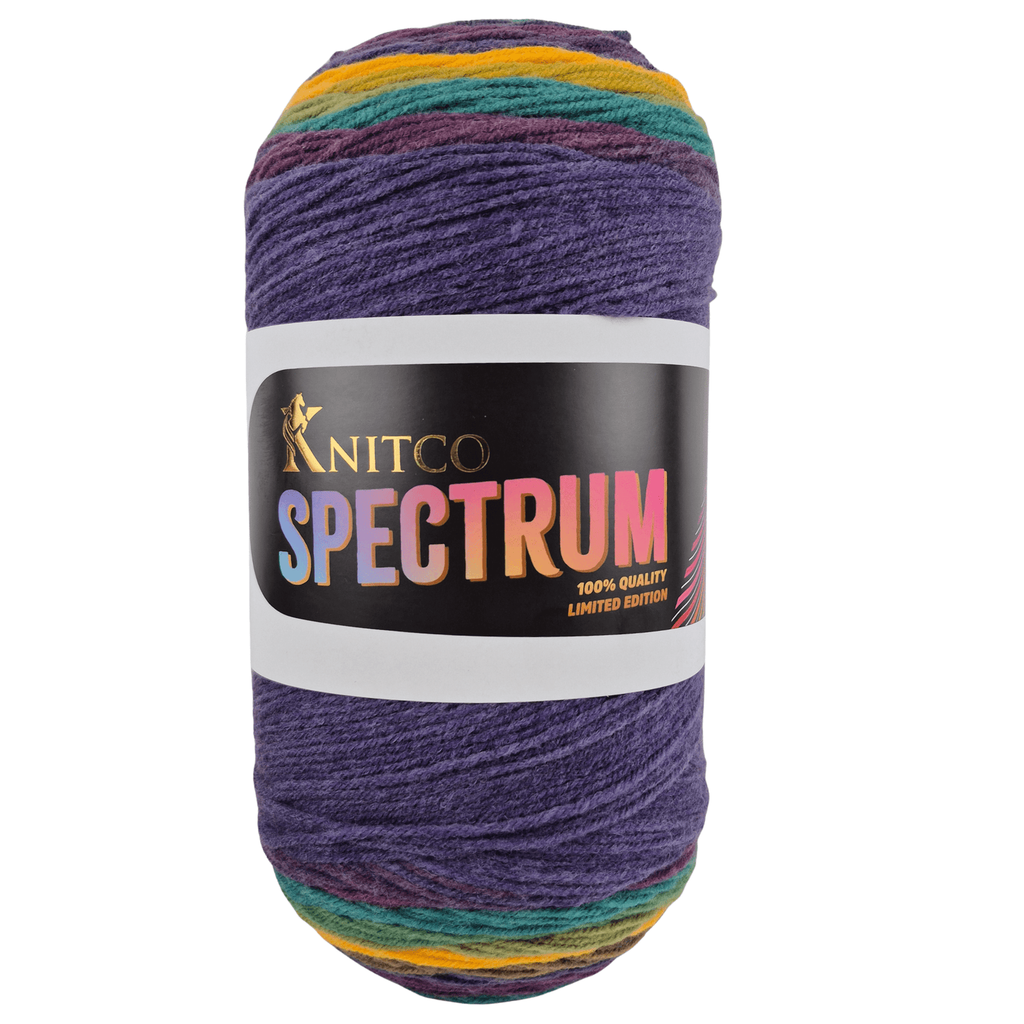 Knitco Spectrum 400g Variegated Acrylic Yarn Cake
