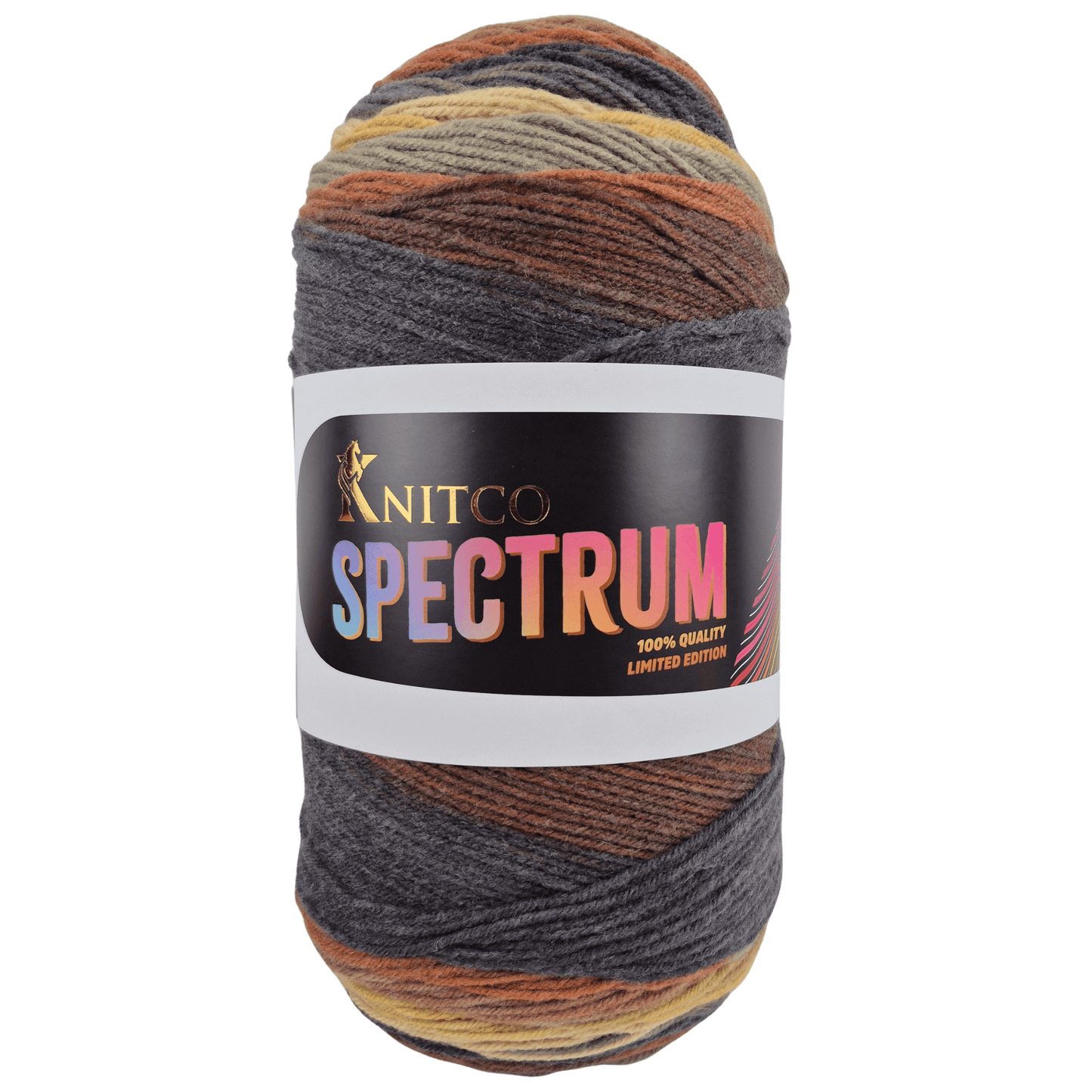 Knitco Spectrum 400g Variegated Acrylic Yarn Cake
