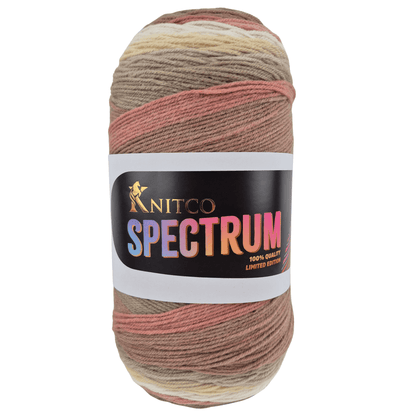 Knitco Spectrum 400g Variegated Acrylic Yarn Cake